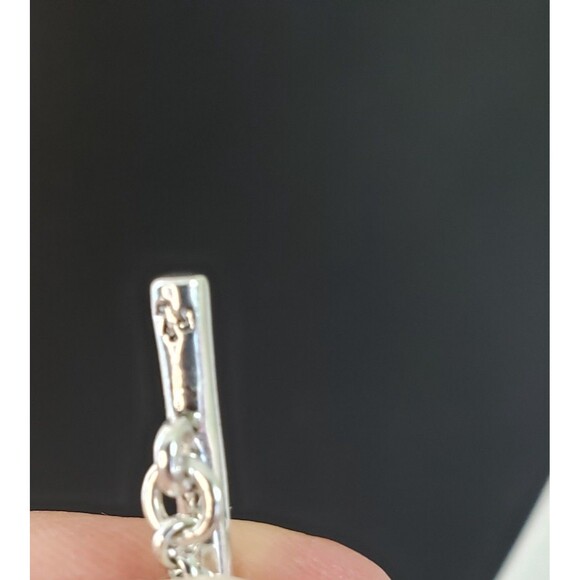 Vtg Ralph Lauren Silver Tone Wheat Chain Necklace & Bracelet  Signed 18" Chunky - Picture 5 of 7